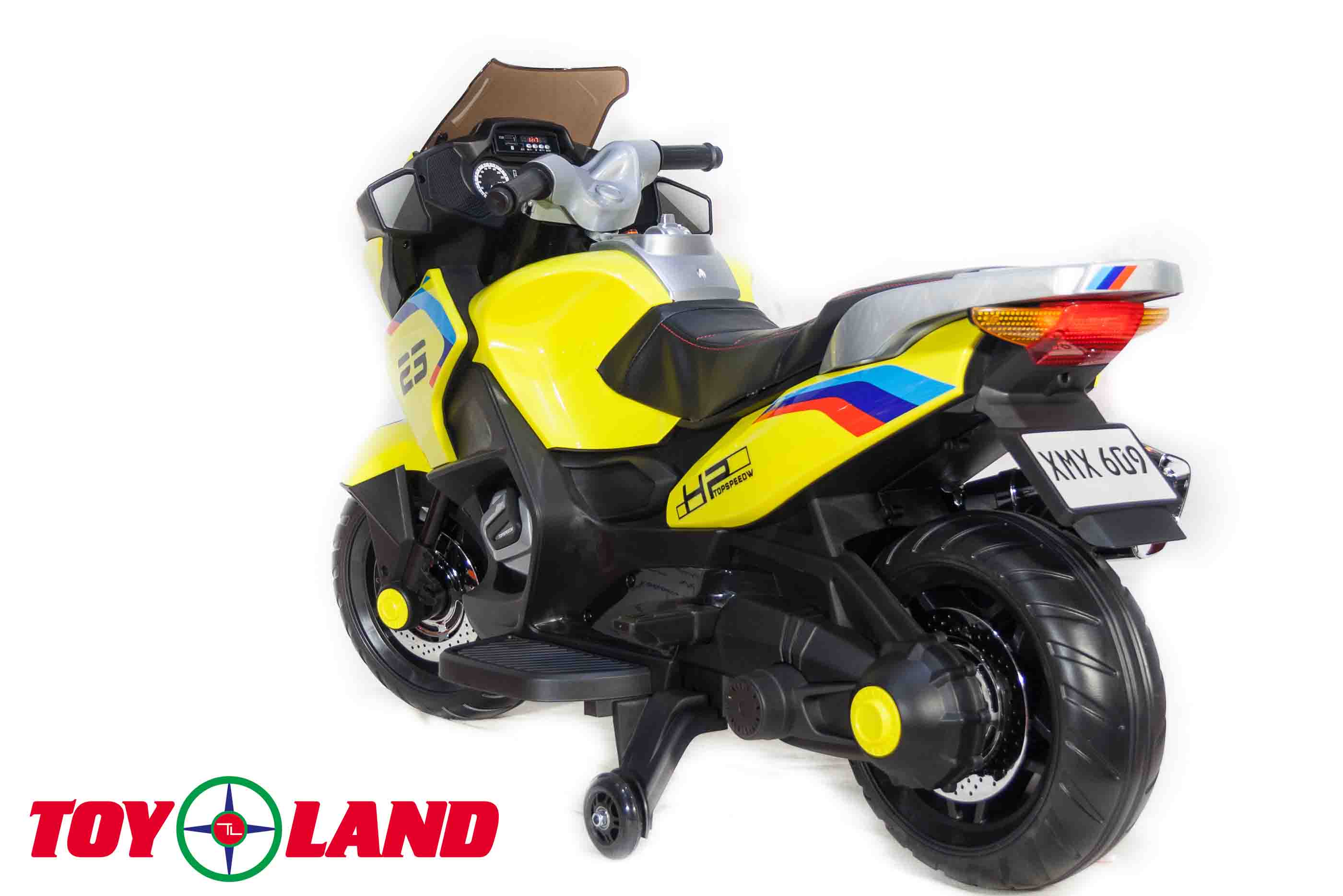 Мотоцикл Moto New ХМХ 609, желтый, свет и звук  